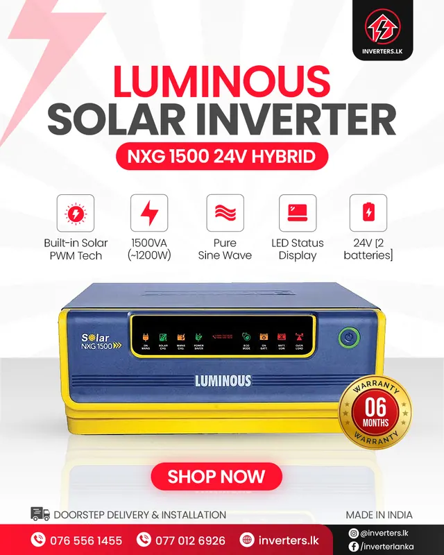 Luminous Solar NXG 1500 (24V), photo 1