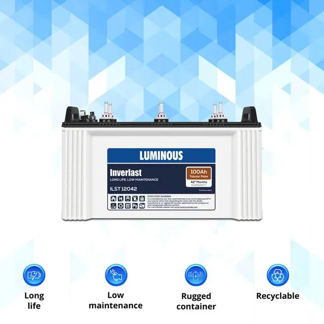 Luminous Inverlast 100Ah (12V) Short, photo 2