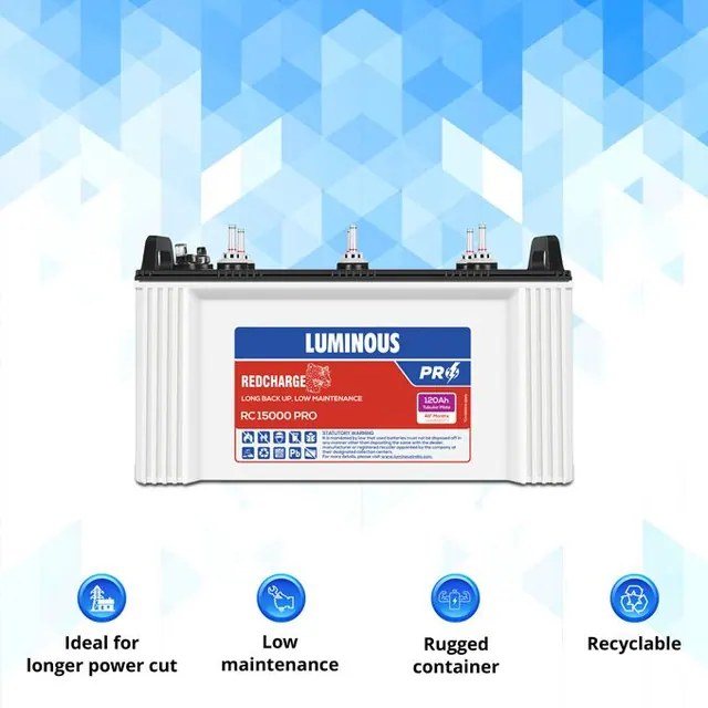 Luminous Redcharge 120Ah (12V) Short, photo 2