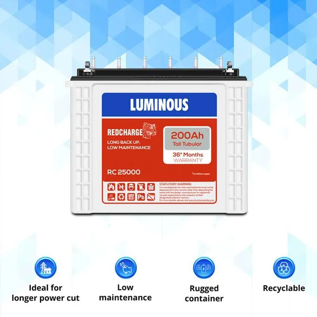Luminous Redcharge 200Ah (12V) Tall, photo 2